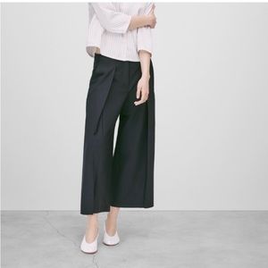 Aritzia Babaton Roderick Pant Crop Wide Leg Black 2